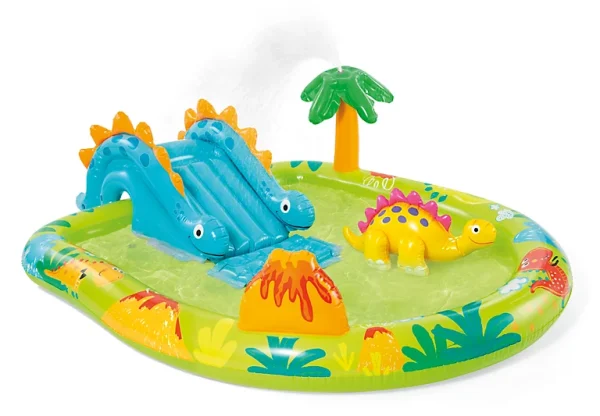 pas cher marque Castorama Aire De Jeux Piscine Gonflable Pour Enfants Intex Dinosaure 1