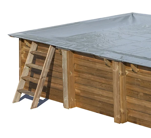 Castorama Bâche D’hivernage Sunbay Pour Piscine Evora 6,20 X 4,20 M grande marque pas cher 1