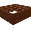 soldes en ligne Castorama Carré Potager 126 X 126 X H.45 Cm 7