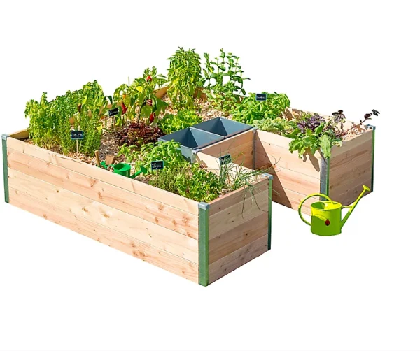 Livraison Standard/Rapide Castorama Carré Potager Mon Petit Potager GM 175 X 170 X H.48 Cm 1