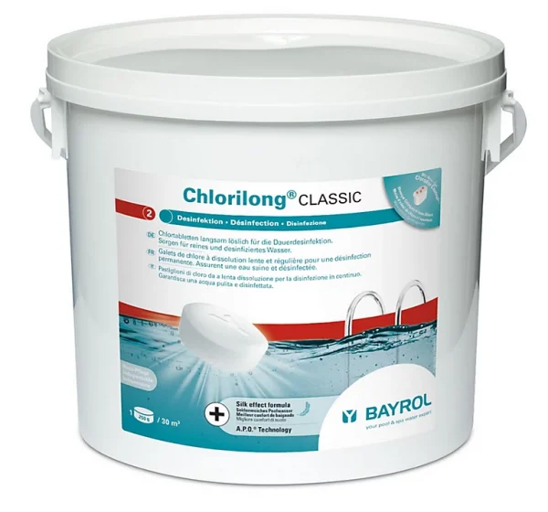 magasin solde Castorama Chlore Galets Chlorilong Classic Bayrol 5 Kg 1