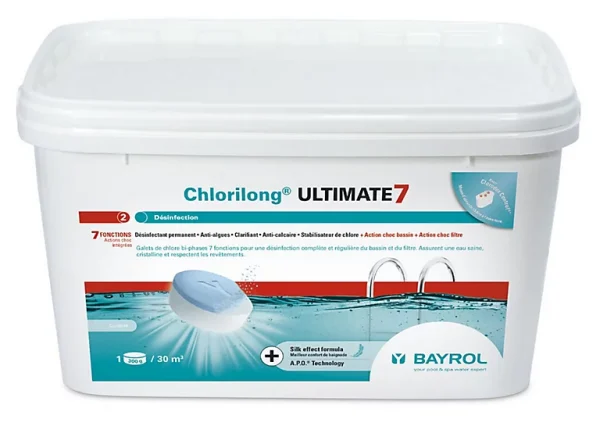 Castorama Chlore Galets Chlorilong Ultimate 7 Bayrol 4,8 Kg en solde 1