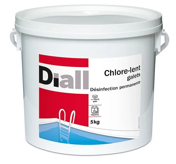 Les achats en ligne Castorama Chlore Lent Galets 5kg 1