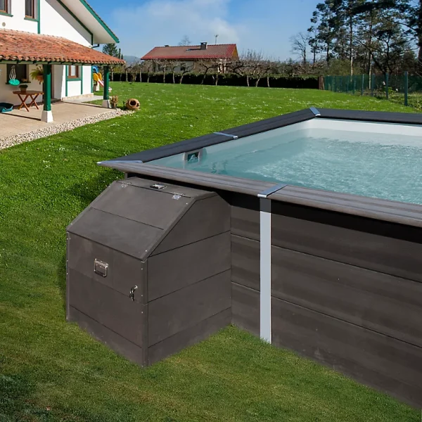 Castorama Coffre De Filtration Composite Pour Piscine H: 0,96m belle 1