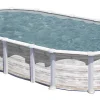 REMISE allant jusqu. Castorama Piscine Acier Aspect Bois Gré Islandia 7,44 X 3,99 X H.1,32 M 7