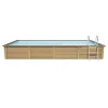 soldes magasin Castorama Piscine Béton Rectangulaire Naturalis LDD L.6,09 X L.3,24 X H.1,28 M 5