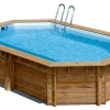 Castorama Piscine Bois Blooma Lokka Liner Bleu 5,51 X 3,51 X H.1,19 M Paris 5