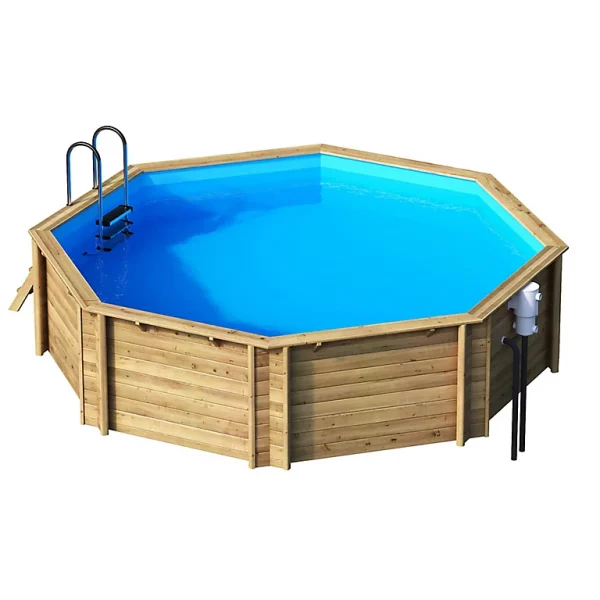 pas cher Castorama Piscine Bois Procopi Tropic ø5,05 X H.1,20 M 1