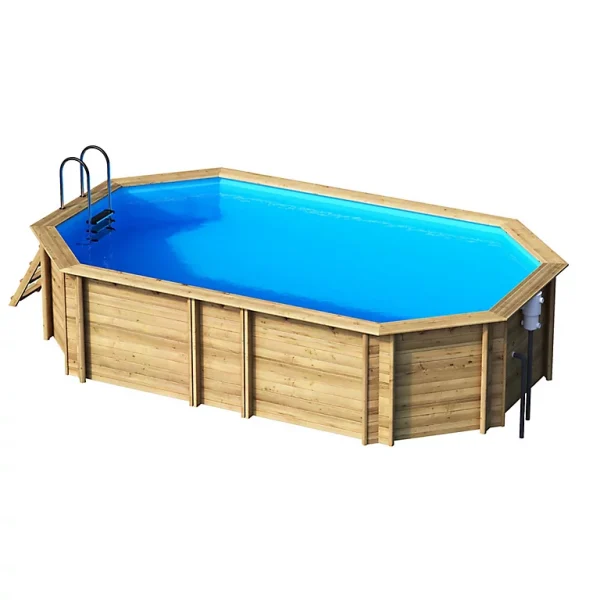 REMISE allant Castorama Piscine Bois Procopi Weva ø6,40 X H.1,46 M 1