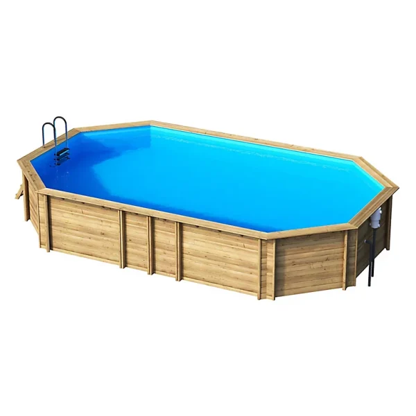 Castorama Piscine Bois Procopi Weva ø8,40 X H.1,46 M grossiste 1