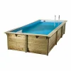 Castorama Piscine Bois Rectangulaire Ubbink Ibiza LDD 3,5 X 5,05 X H.1,26 M + Bâche Incluse soldes magasin 5