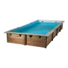 boutiqued en ligne Castorama Piscine Bois Rectangulaire Ubbink Ibiza LDD 3,5 X 6,5 X H.1,40 M + Bâche Incluse 7