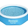 aux meilleurs prix Castorama Piscine Hors Sol Autoportante Ronde Bestway Fast Set ø2,44 X H.0,61 M 5