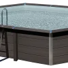 boutique en ligne france Castorama Piscine Hors Sol Composite Gris Gré 5,24 X 3,86 X H.1,24 M 5