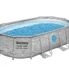 à prix d'occasion Castorama Piscine Hors Sol Tubulaire Ovale Bestway Power Steel™ SwimVista™ 4,27 X 2,50 X H.1 M 5