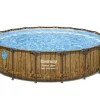 Castorama Piscine Hors Sol Tubulaire Ronde Bestway Power Steel™ Swim Vista™ ø5,49 X H.1,22 M vente chaude 5