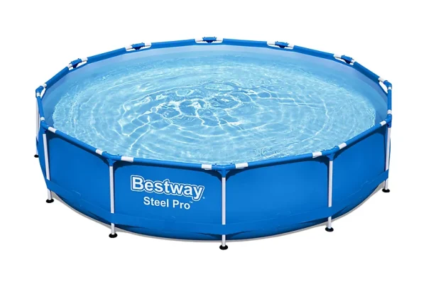 pas cher Castorama Piscine Hors Sol Tubulaire Ronde Bestway Steel Pro™ ø3,66 X H.0,76 M 1