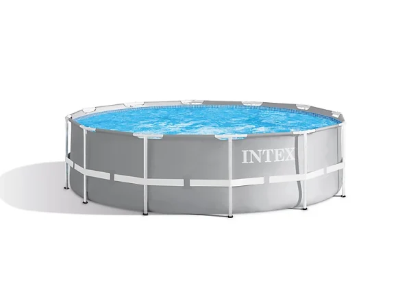 Castorama Piscine Hors Sol Tubulaire Ronde Intex Prism Frame Premium ø3,66 X H.0,99 M Paiement sécurisé 1