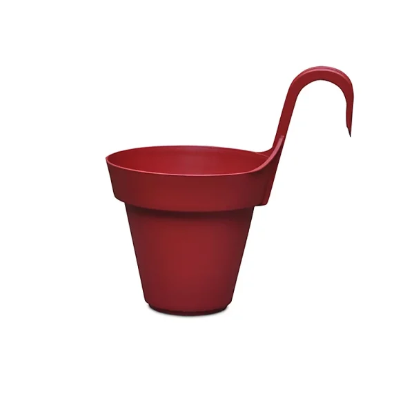 Paiement sécurisé Castorama Pot Suspendu Rond Plastique Blooma Nurgul V Rouge ø20 X H.28 Cm 1