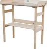 site en ligne Castorama Table De Rempotage En Bois Avec Plateau En Zinc 7